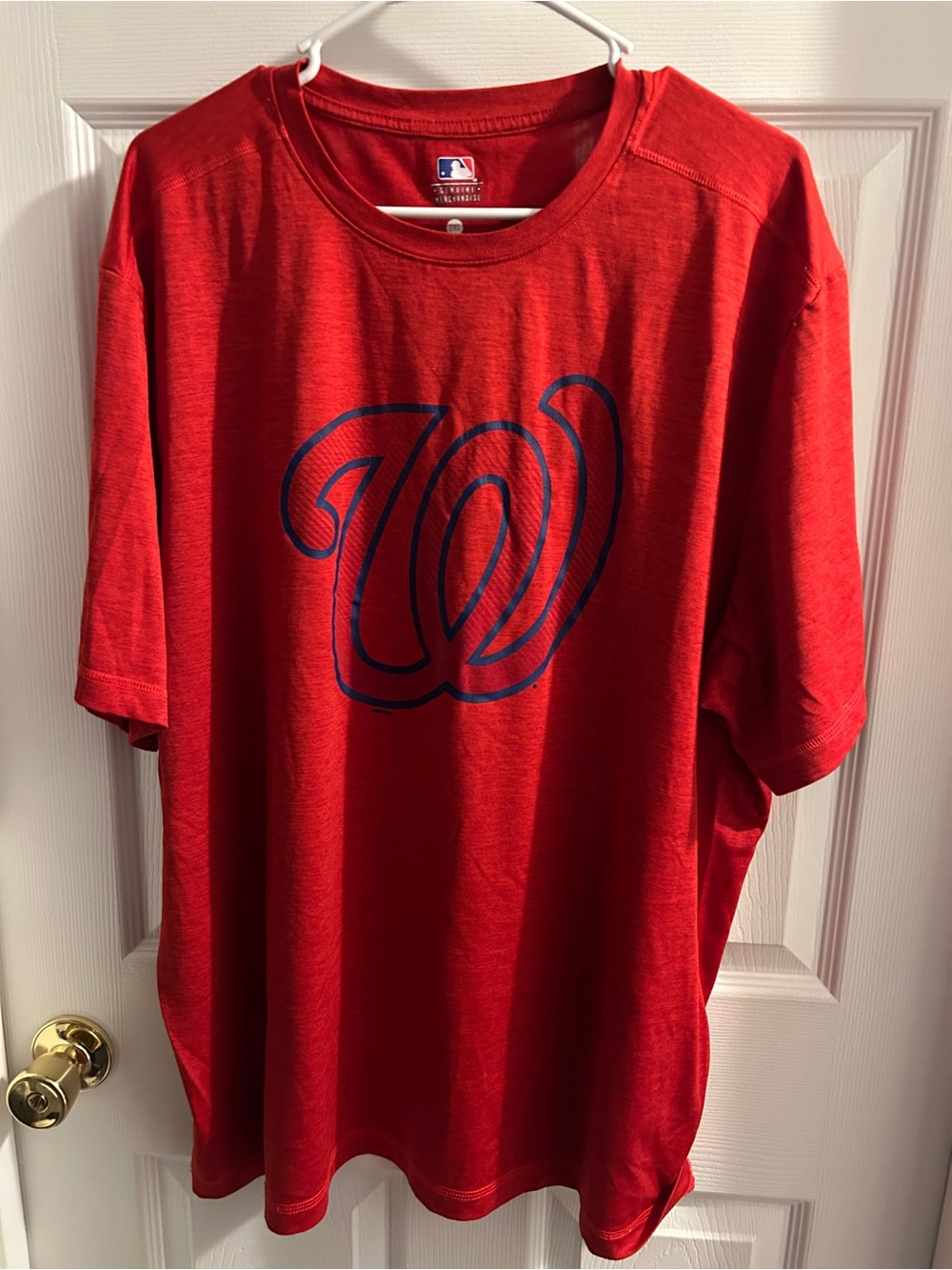 MLB Red Short Sleeve Washington Nationals Tee
